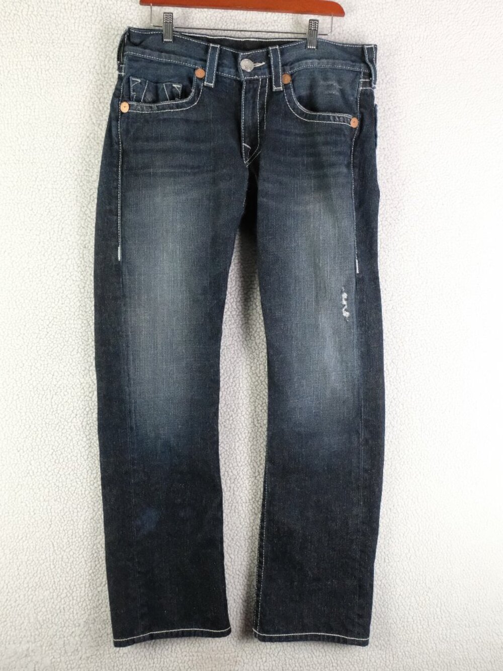 True religion bobby jeans mens 34x34 baggy stone wash Mid Rise retro Y2K